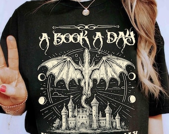 A Book a Day keeps Reality Away Sweatshirt, Fantasy Book Lover, Bookish Sweatshirt, Book Club Hoodie, Fantasy Book Merch, Gift for Reader