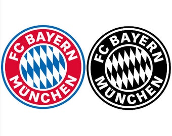 SVG - Best Bundle Layered, Fußball Bayern München SVG für Cricut Logo Png - svg - Pdf - Digital Download - Digital - Bundle Illustration