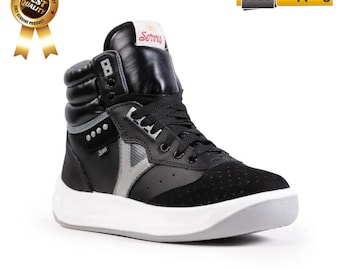 Servis Cheetah Shoes New High Top Trainers Military Athletic