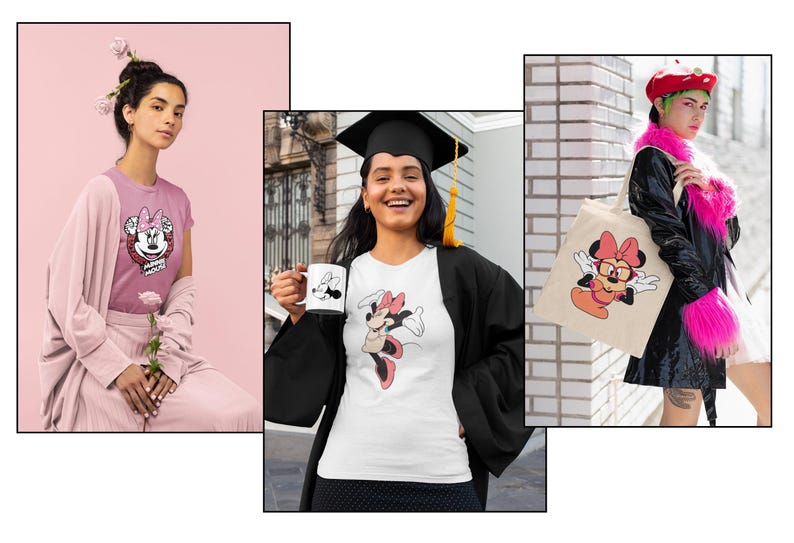 350 Mickey & Minnie Mouse Bundle | SVG, PNG, DXF Files for Cricut and Silhouette | 350 designs Disney Clipart , 20 Designs Canva Templates.
