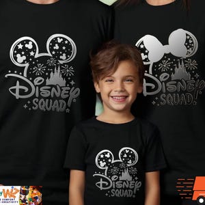 Custom Disney Squad Shirt, Disney Family Shirt, Disney Vacation Shirt, Disneyland Shirt, Matching Disney Shirts, Disneyworld Shirts