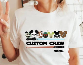 Custom Star Wars Shirts, Disney Star Wars Family shirts, Disney Star Wars Shirt, Family Vacation Shirt, Star Wars Characters Shirt