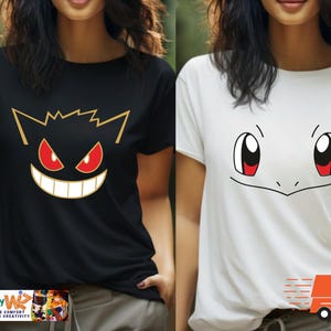 Anime Inspired Silhouette Shirt, Matching Birthday Shirts, Anime Lover Gift, Retro Cartoon Shirt, Japan Cartoon Shirt, 90s Shirt,Retro Tee