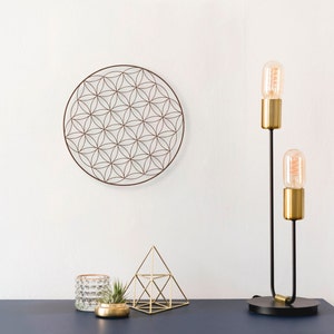 Flower of Life Wall Art, Mandala Wall Art, Geometric Wall Art, Metal Wall Art, Sacred Geometry Wall Art, Wall Decor