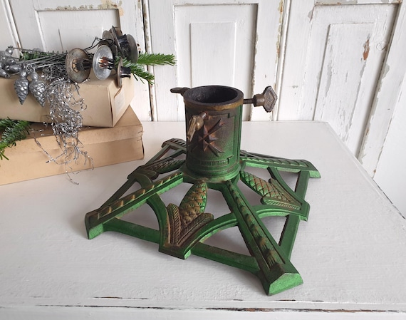 Antiker Christbaumständer, Weihnachtsbaumständer, vintage Tannenbaum Ständer Gusseisen, brocante Baumständer, Weihnachten