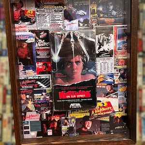 Nightmare on Elm Street VHS Shadow Box