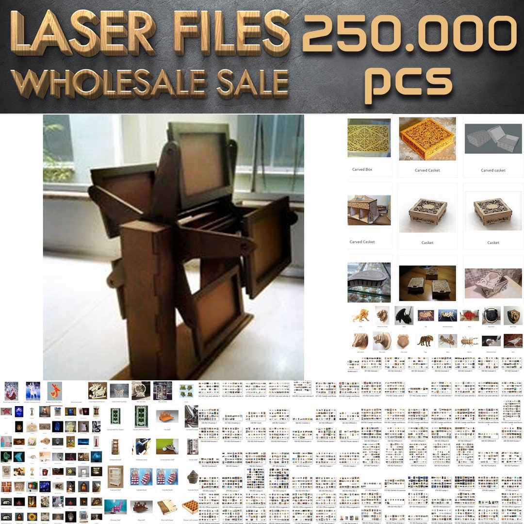 250.000 Laser Cut Files Carousel Photo Frame File Dxf, Dxf Cut Files ...