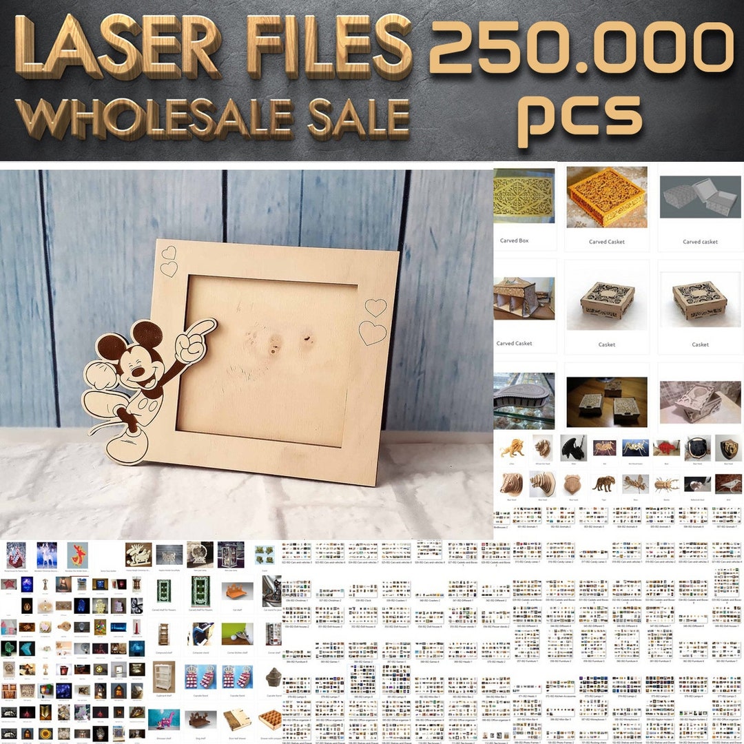 Mega Set 250,000 Laser Cut Files the Largest Catalog in the World Photo ...