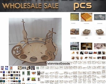 250.000 Laser cut files + Easter - Egg Stand laser cut files, vector model, cnc files, wooden puzzle, cnc pattern, decor for home