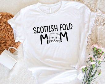 Scottish Fold Cat Shirt For Women