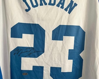 Michael Jordan signed jersey with coa!