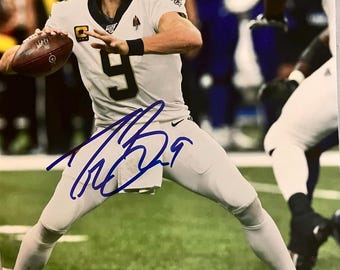 Drew Brees signed 8x10 with coa!