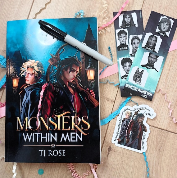 Monsters Within Men - Signed Paperback (+merch) - Etsy