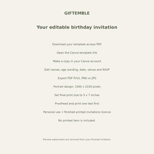Birthday Train Adventure Canva Template | Editable 3rd Birthday Animal ...