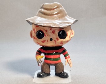 Pop / Freddy Krueger / Horror / Nightmare on Elm Street /Halloween / Art Toy / Maniac/ Figure /3D Printed And Hand Painted Model