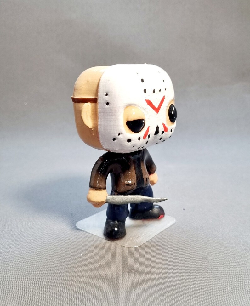 Pop / Jason Voorhees /Horror Film /Halloween / Art Toy /Maniac Figure Movies / Friday the 13th /3D Printed And Hand Painted Model image 3