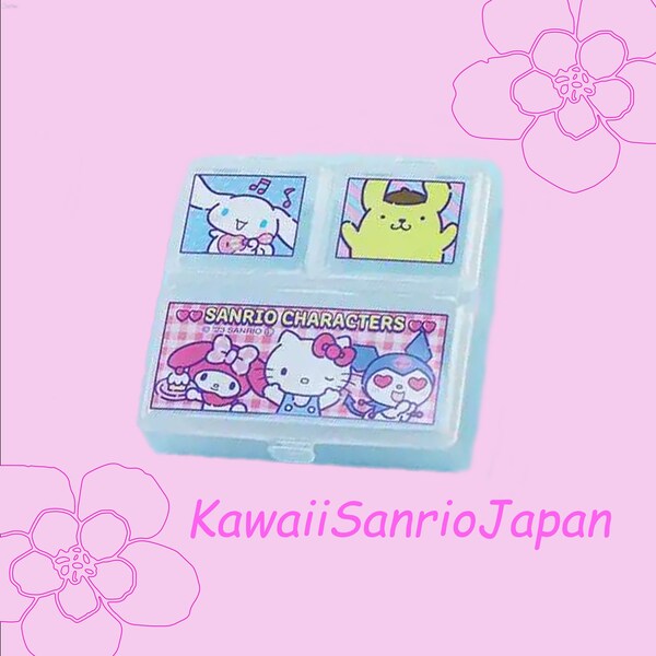 Sanrio 3 compartment Tablet pill box