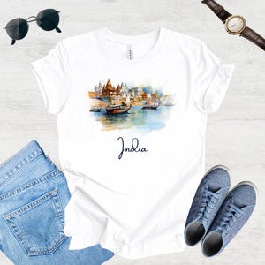 India Landscape T-Shirt, Hoodie, Sweatshirt, Scenic India Travel, Nature, Indian Countryside Souvenir, Indian Culture, India Travel, Unisex