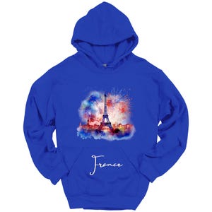 France T-Shirt, Hoodie, Sweatshirt, Paris Travel, French Souvenir, Eiffel Tower Graphic, Vintage France, French Culture, Unisex Paris Shirt