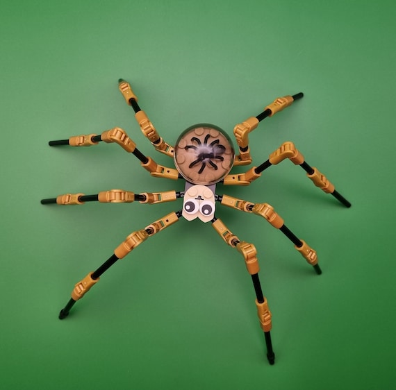Large Spider Made From Original LEGO and GOBRICKS Interlocking