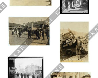 Vintage Early 1900s People Group Photographs Vol2 – Junk Journaling Ephemera (Digital Printable)