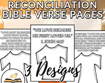 National Day Truth Reconciliation Bible Verse Shirts, Religious, Orange Shirt Day, Christian Activity, Colouring Pages