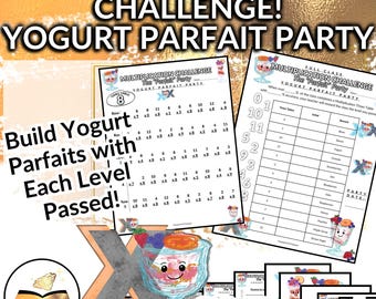 Multiplication Challenge Yogurt Parfait Party Times Tables