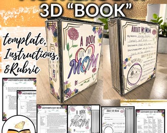 Mother's Day Gift 3D "Book" Art Project Craft