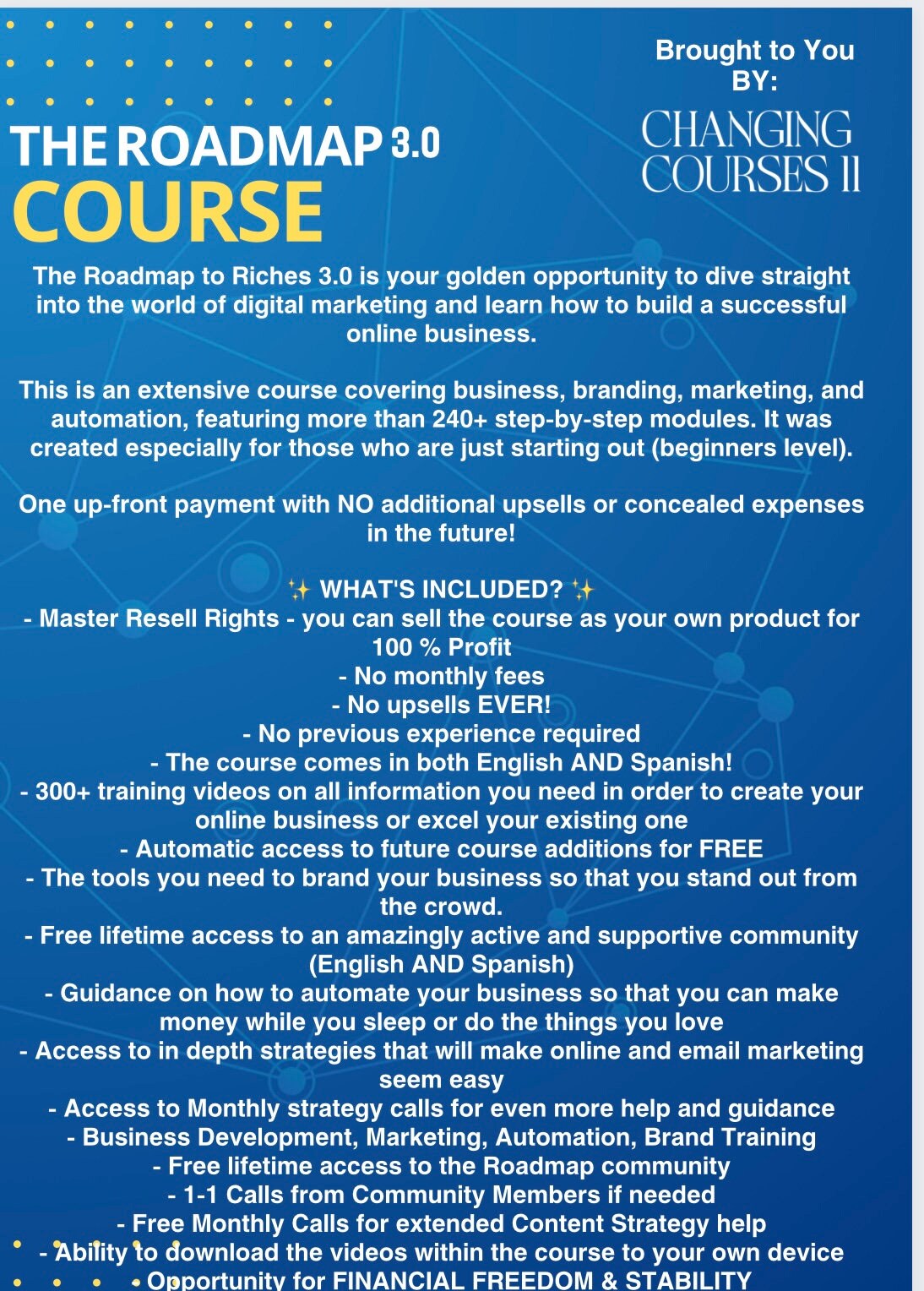 Roadmap to Riches 3.0 Master Resell Rights MRR Digital Marketing ...