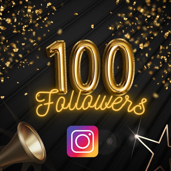 Instagram Follower Boost Kit: 100 Followers and High-Quality İnstagram Templates