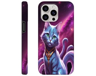 Cosmic Cat Phone cases