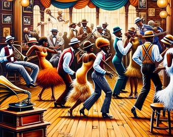 Jazz and Blues in Motion: African American Art