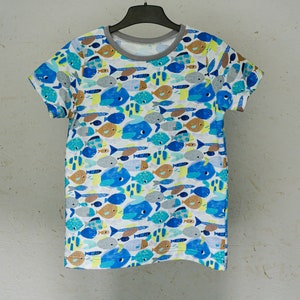 Kindershirt Kurzarm Muster verschiedene Motive Bild 3