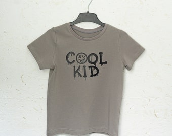 Kindershirt Kurzarm Cool Kid Graffiti - verschiedene Farben