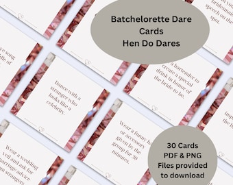 Bachelorette Party Dare Cards, Dare Cards Bachelorette, Hen Night Games, Hens Night, Stag Do Dares, Brides Squad