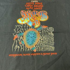 In the Present Tour Steve Howe Chris Squire Alan White of