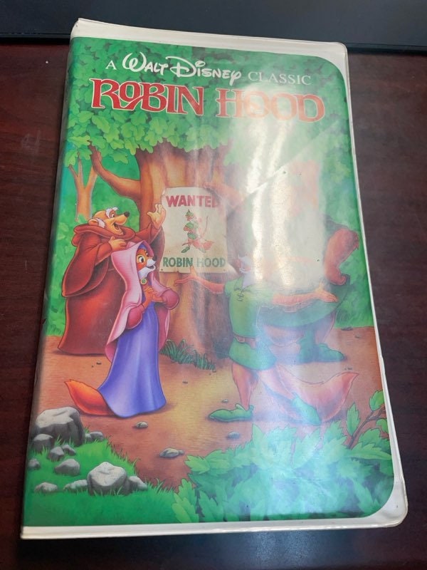 Robin Hood Walt Disney Classic Black Diamond VHS