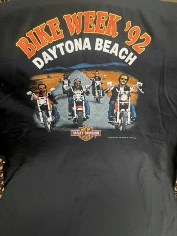 Harley Davidson Bike Week Daytona Beach 1992 T Shi