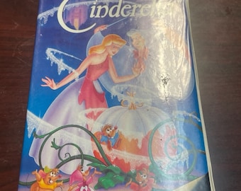 Cinderella 1990 VHS Black Diamond Walt Disney Classic
