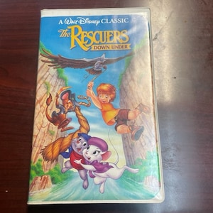 Rescuers Down Under Black Diamond Walt Disney Classic VHS Good Condition
