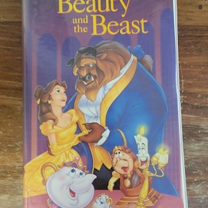 Rare Beauty and the Beast Black Diamond Walt Disney Classic VHS