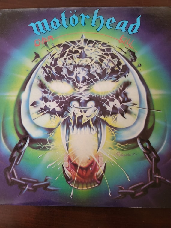 Motorhead Over Kill 1979 Vinyl Record Album BRON515A Bronze