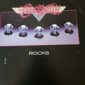 Vintage AeroSmith Rocks 1976 Vinyl-Schallplatte Album AL 34165