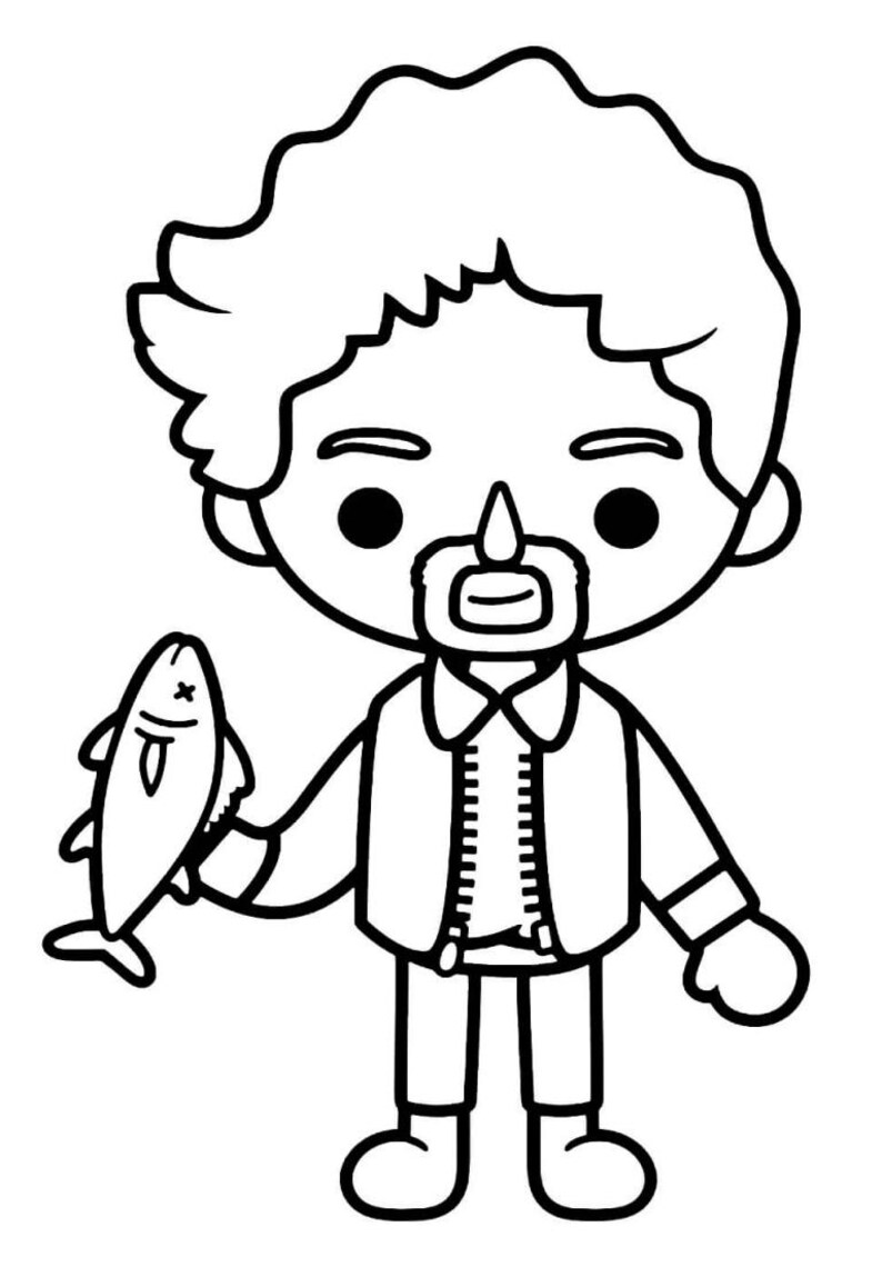 19 Pages Toca Boca, Toca Boca Coloring Pages, Kids Coloring Pages, Boys ...