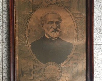 26: Quadro con foto di “Giuseppe Verdi” / Cuadro con imagen de "Giuseppe Verdi"