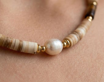 Tiger Eye Necklace for Women Natural Stone – 18K Gold Plated, Gift for Her【XL19】