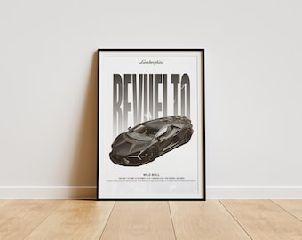 Lamborghini Revuelto Poster - Etsy