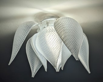 Lampada da soffitto ispirata al loto (file digitale)