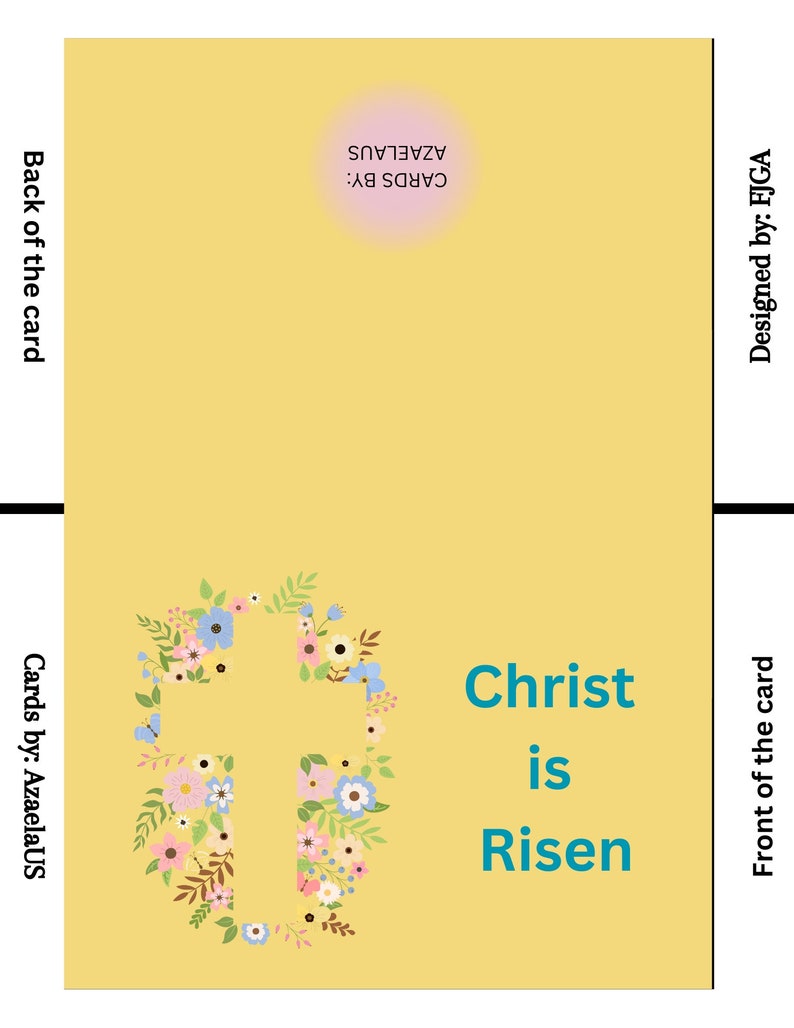 Printable Easter Greeting Card 