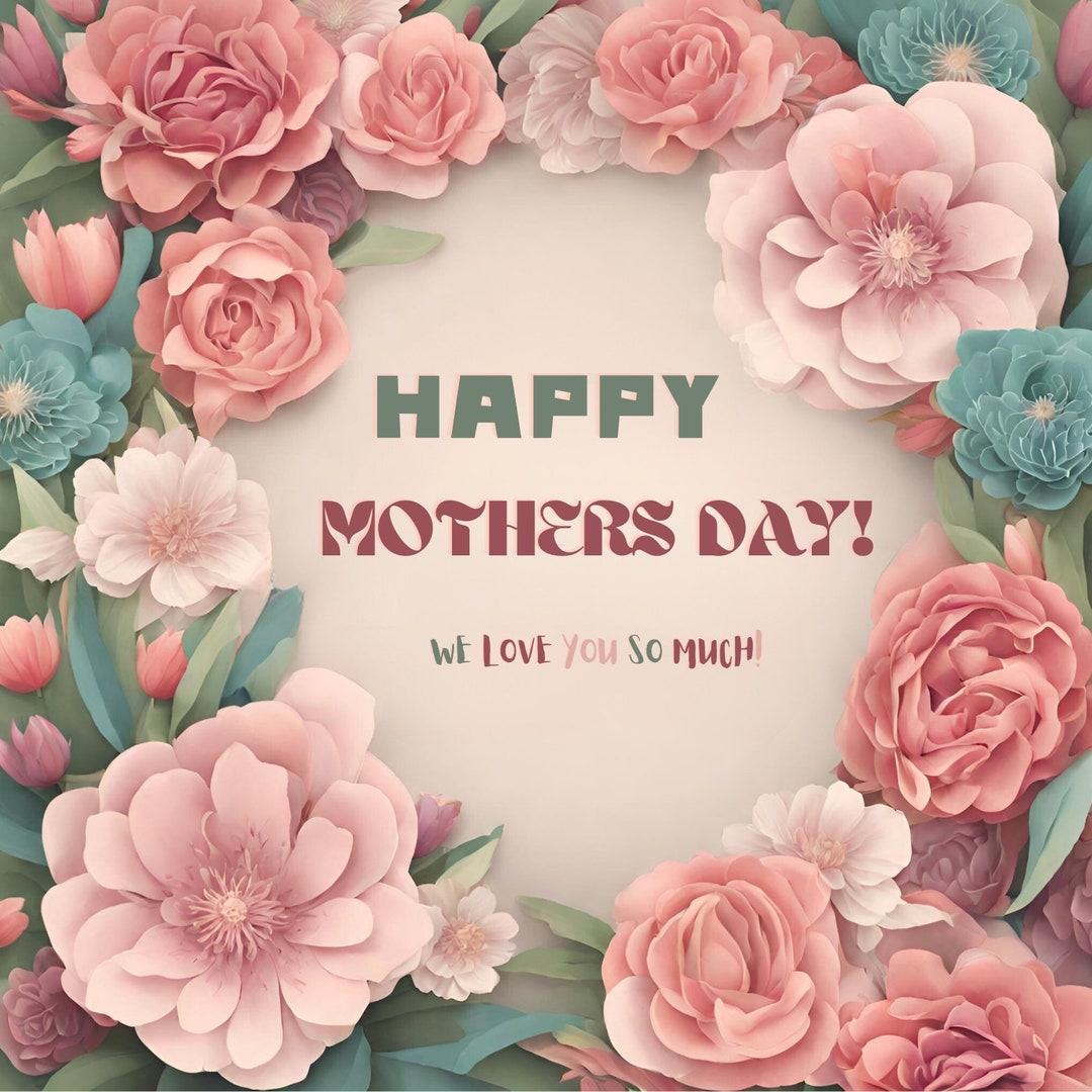 Happy Mothers Day Printable Stickers - Etsy